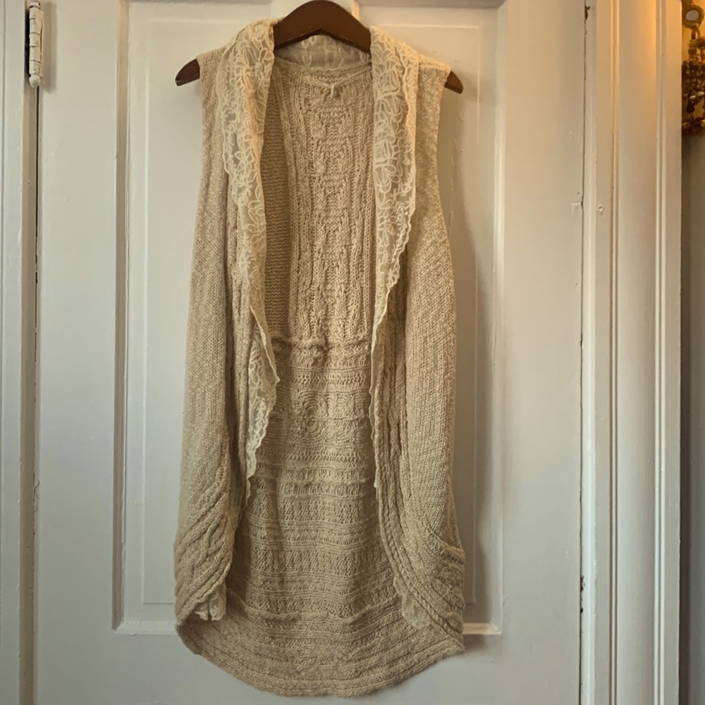 SZ S ANTHROPOLOGY KNIT VEST